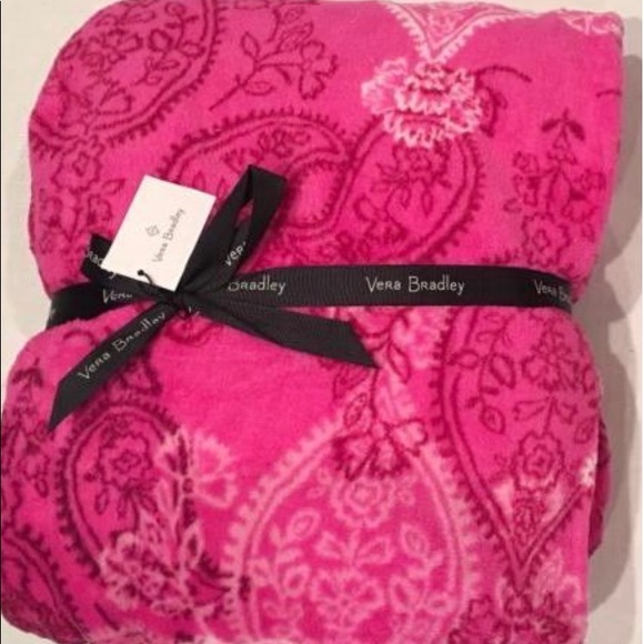 Vera Bradley Other - Vera Bradley Stamped Paisley Throw/Blanket NWT